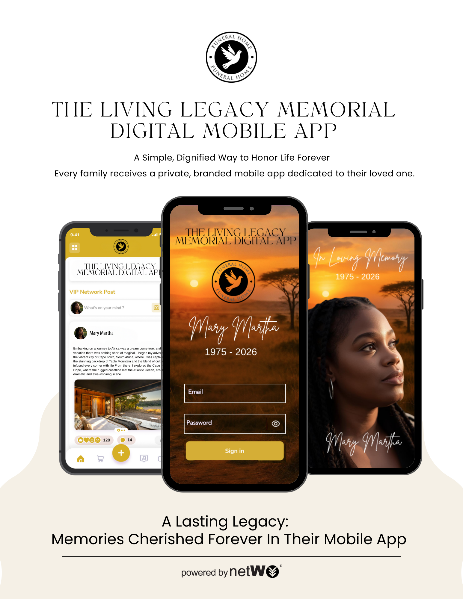 Digital memorial platform